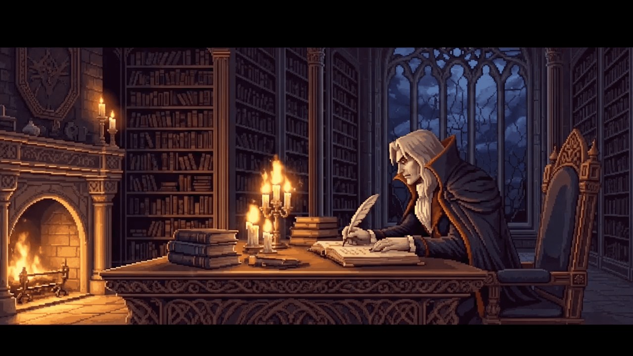🕯️ Study Like an Immortal: Dark Academia Lo-fi for Deep Focus & Research [1 hour]