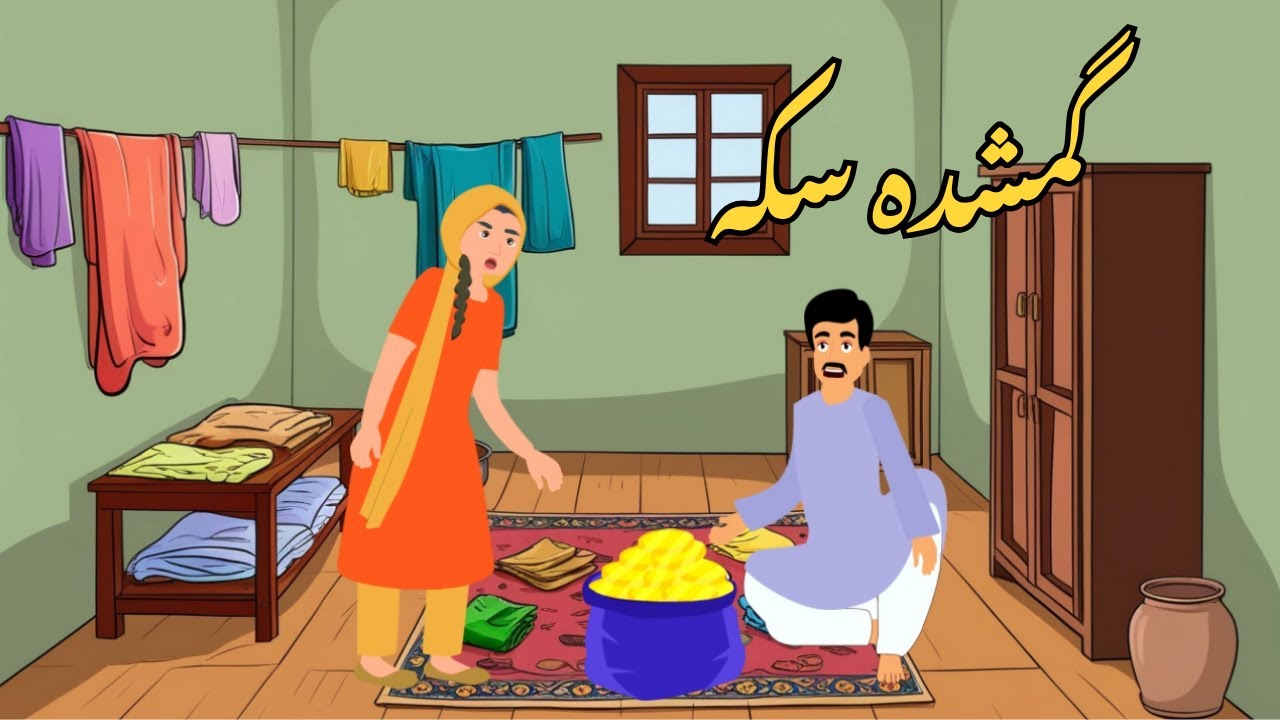 Lost coin | گمشدہ سکہ | Urdu Stories |  Moral Stories | Cartoon Story