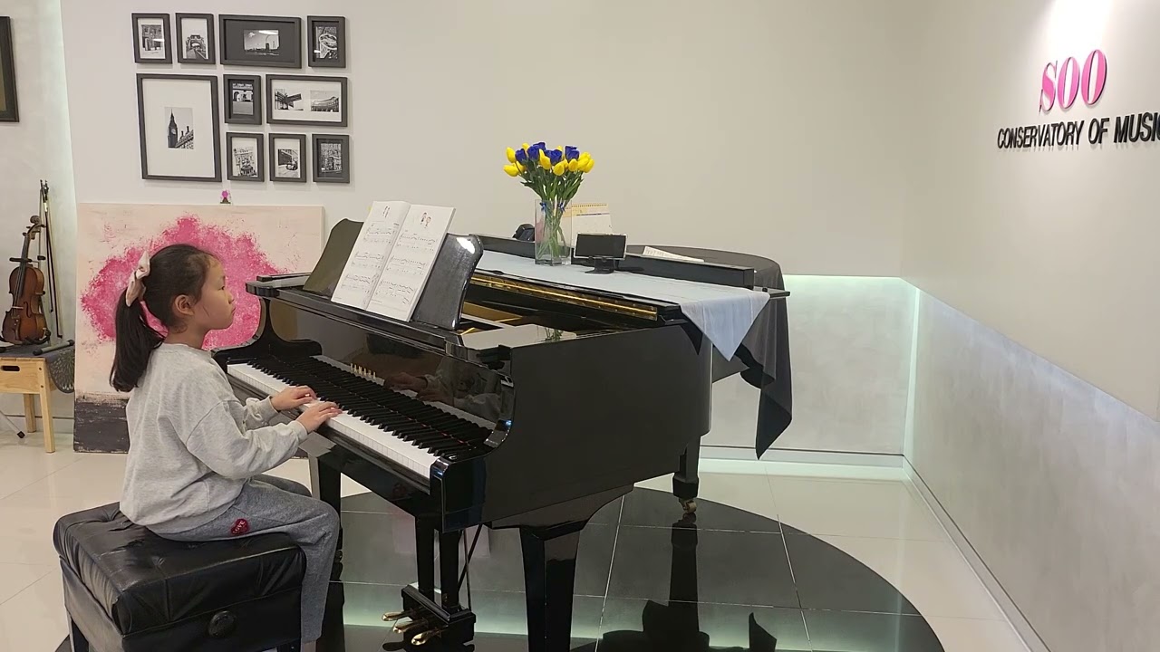 수음악학원   김서아  4분음표와 8분음표 연습곡  C Major G Major  통통통통  💕