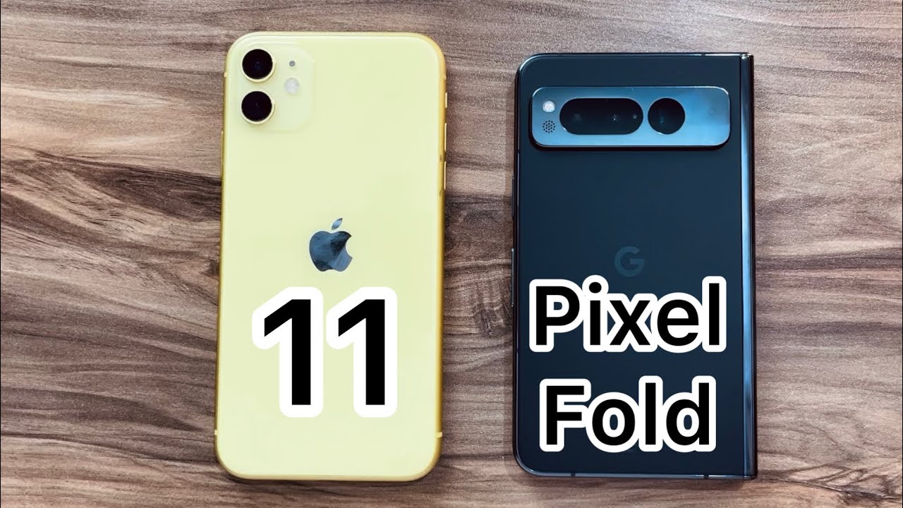 Google Pixel Fold vs iPhone 11