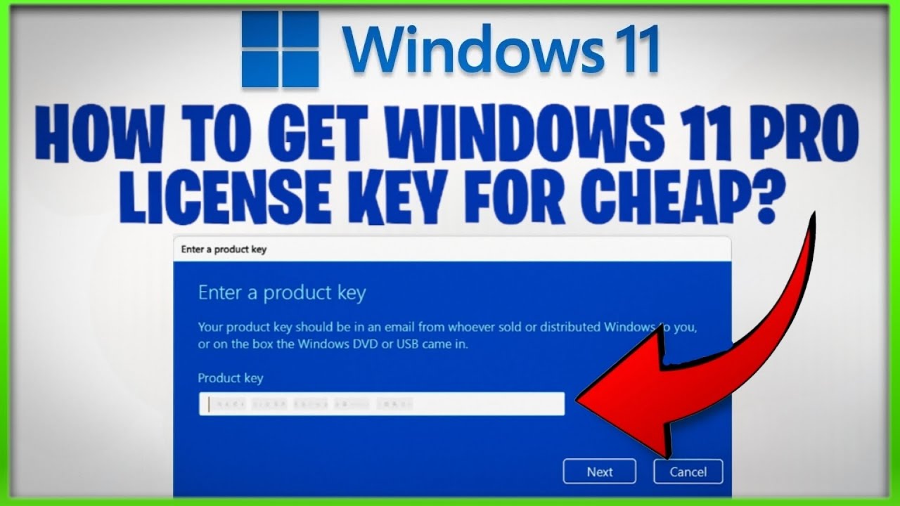 🚀 HOW TO GET WINDOWS 11 PRO LICENSE KEY FOR CHEAP! ✅
