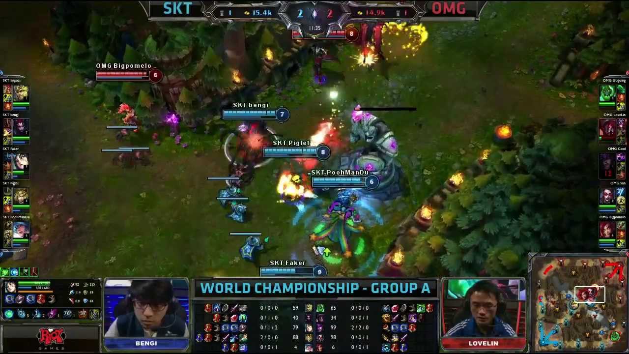 SK Telecom T1 vs OMG - CRAZY 12 minute inhibitor rush | Worlds 2013