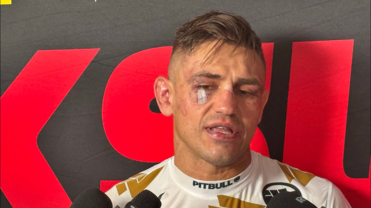 PIERWSZE SŁOWA ANDRZEJA GRZEBYKA PO PRZEGRANEJ WALCE Z ADRIANEM BARTOSIŃSKIM NA KSW 105