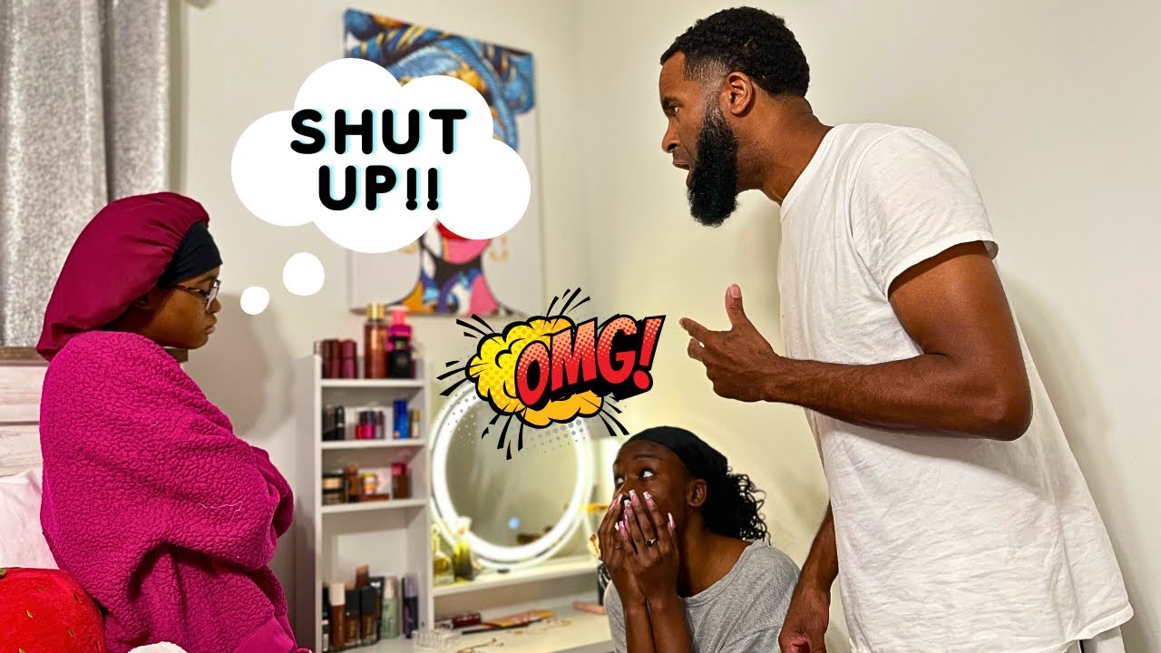 When you thought your daughter told you to shut up 😳🤯 BAD IDEA BY LIESE