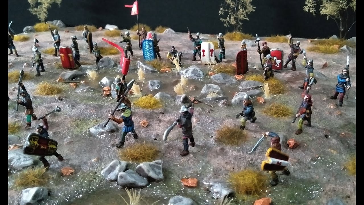 How to paint the Hussite Infantry of RedBox with the slapchop technique and using Speedpaints