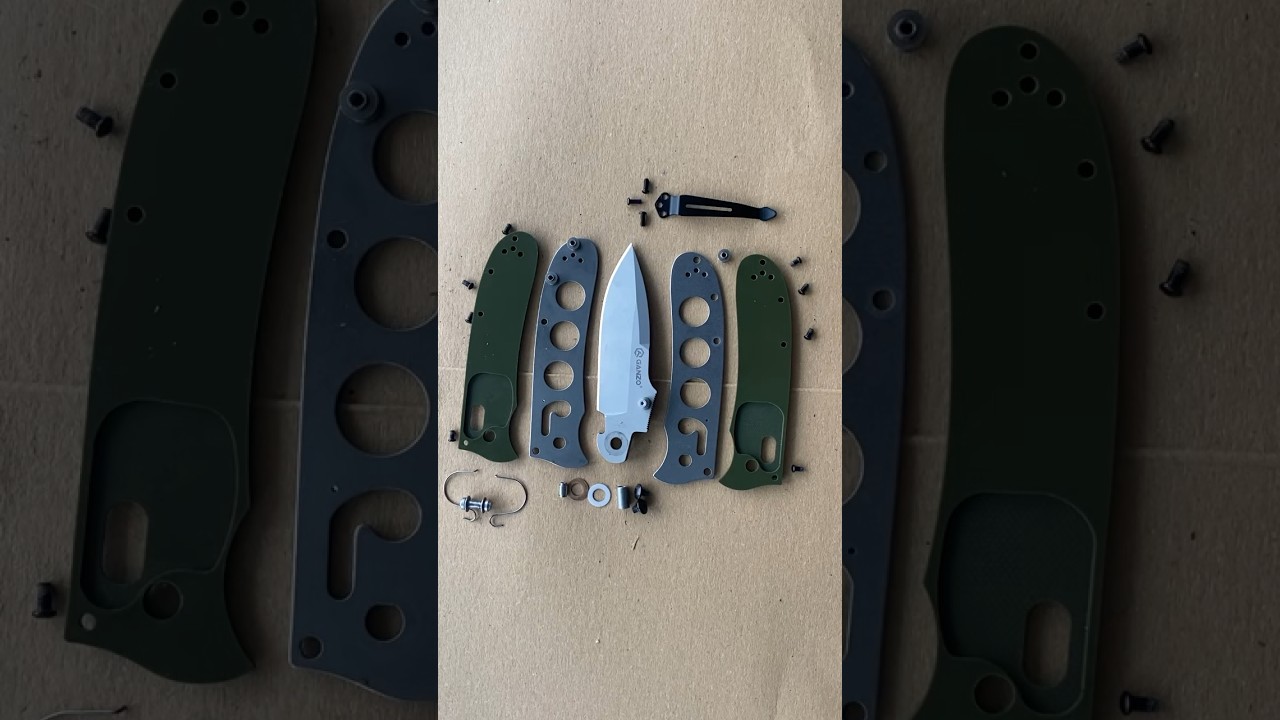 Ganzo G704 разборка ножа