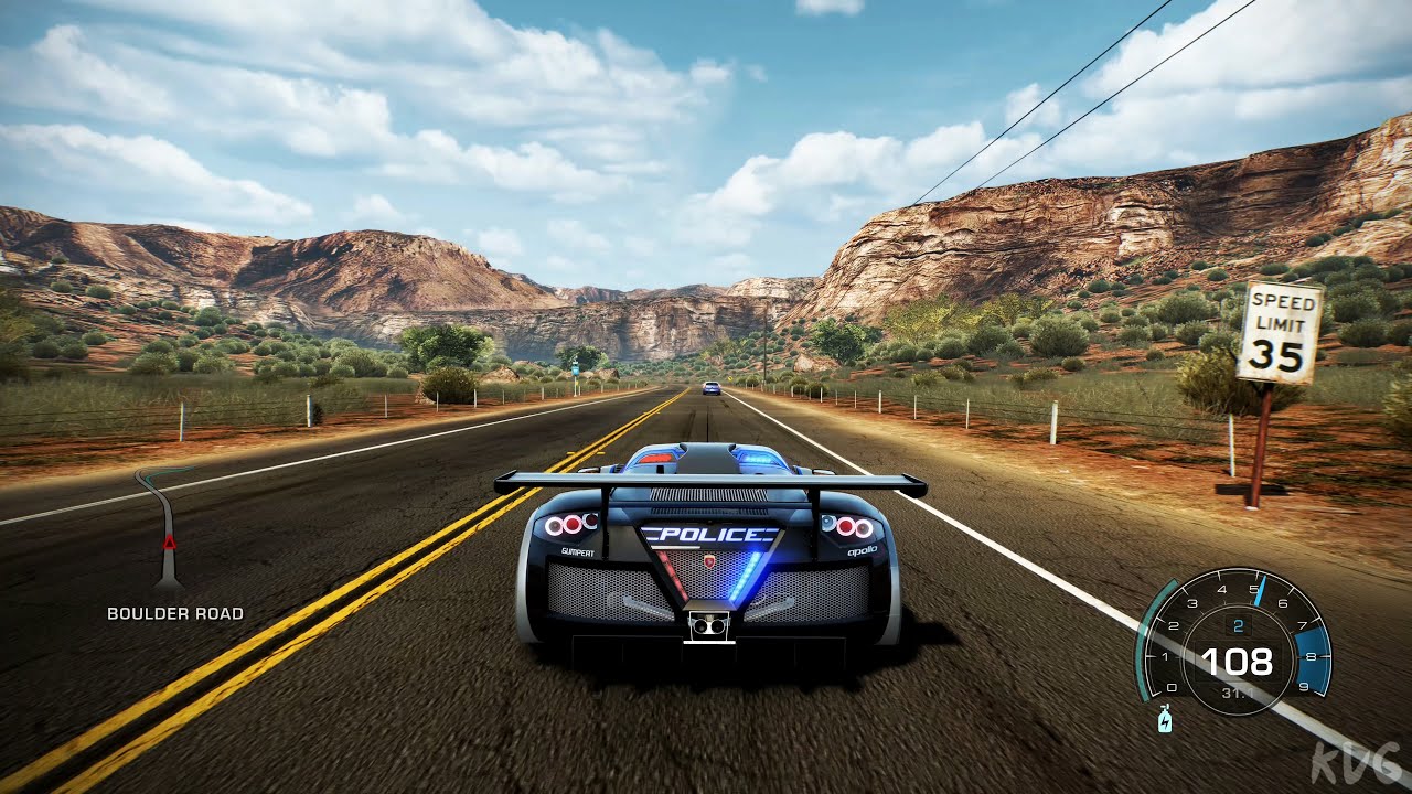 Need for Speed: Hot Pursuit Remastered - Gumpert Apollo S (Police) - Open World Free Roam Gameplay
