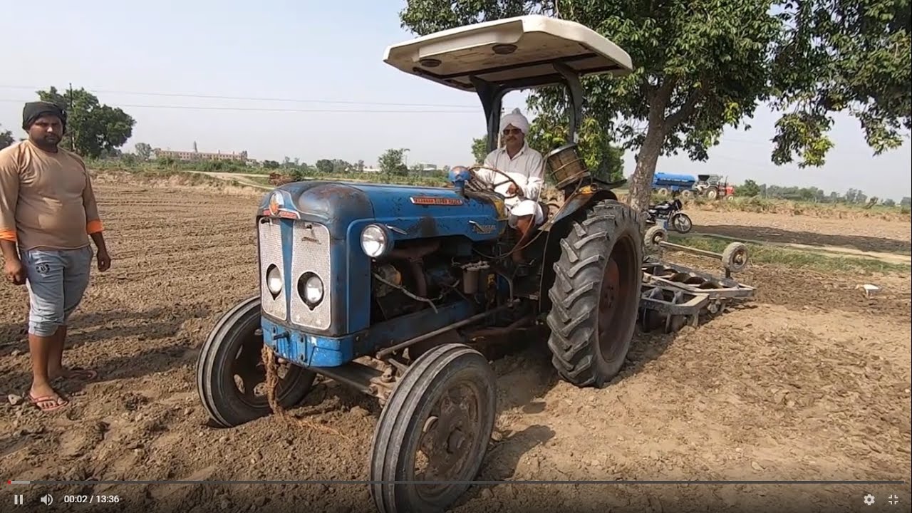 62 साल पुराना ट्रैक्टर आज भी इतना कम डीजल लेता है Fordson Super Major tractor Mileage test Model1958
