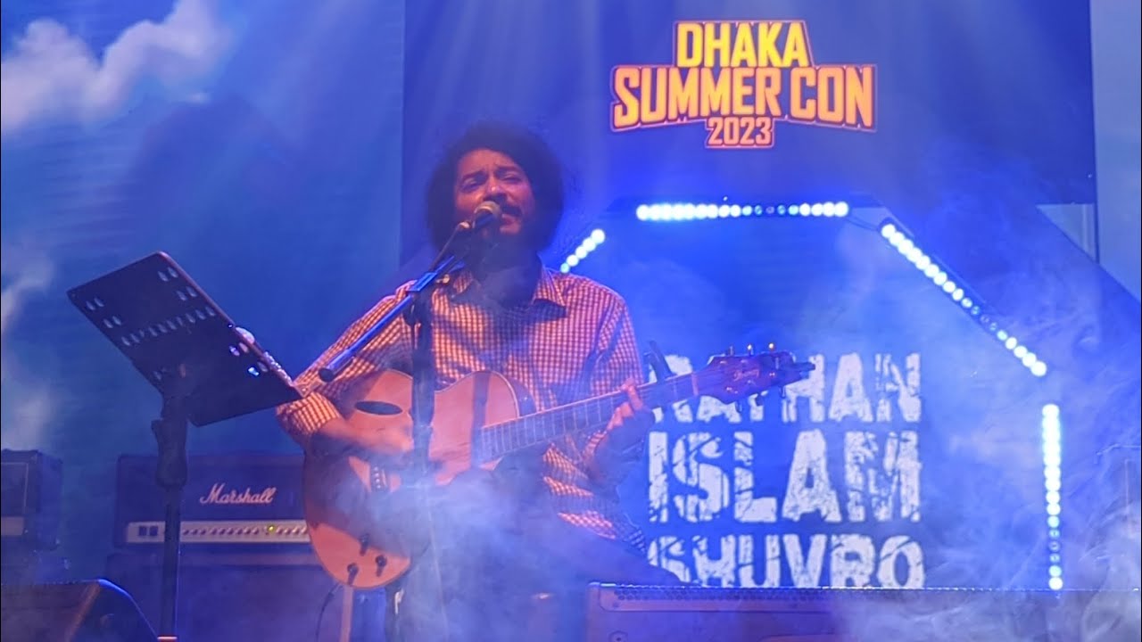 Ami Tomar Moto Noi | Rayhan Islam Shuvro | Dhaka Summer Con 2023 | Live (Audience Cam)
