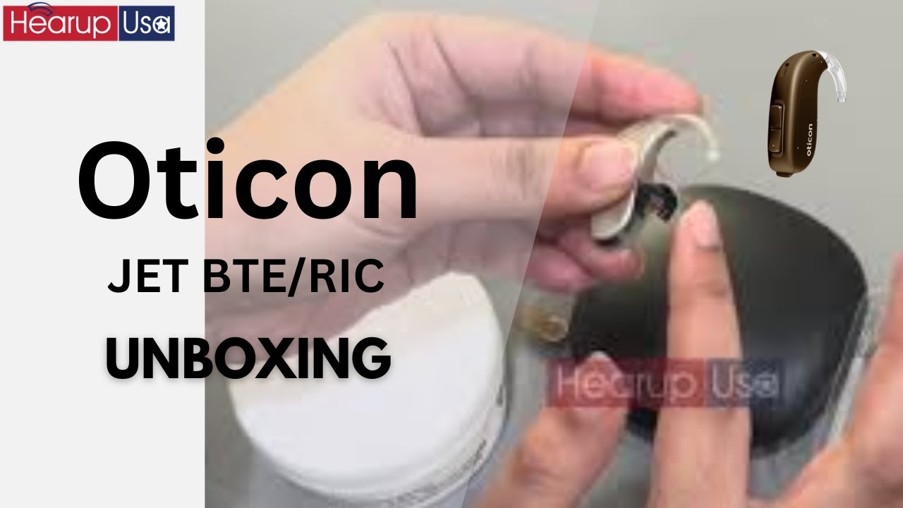 Oticon Jet BTE Unboxing II Hearing Aids