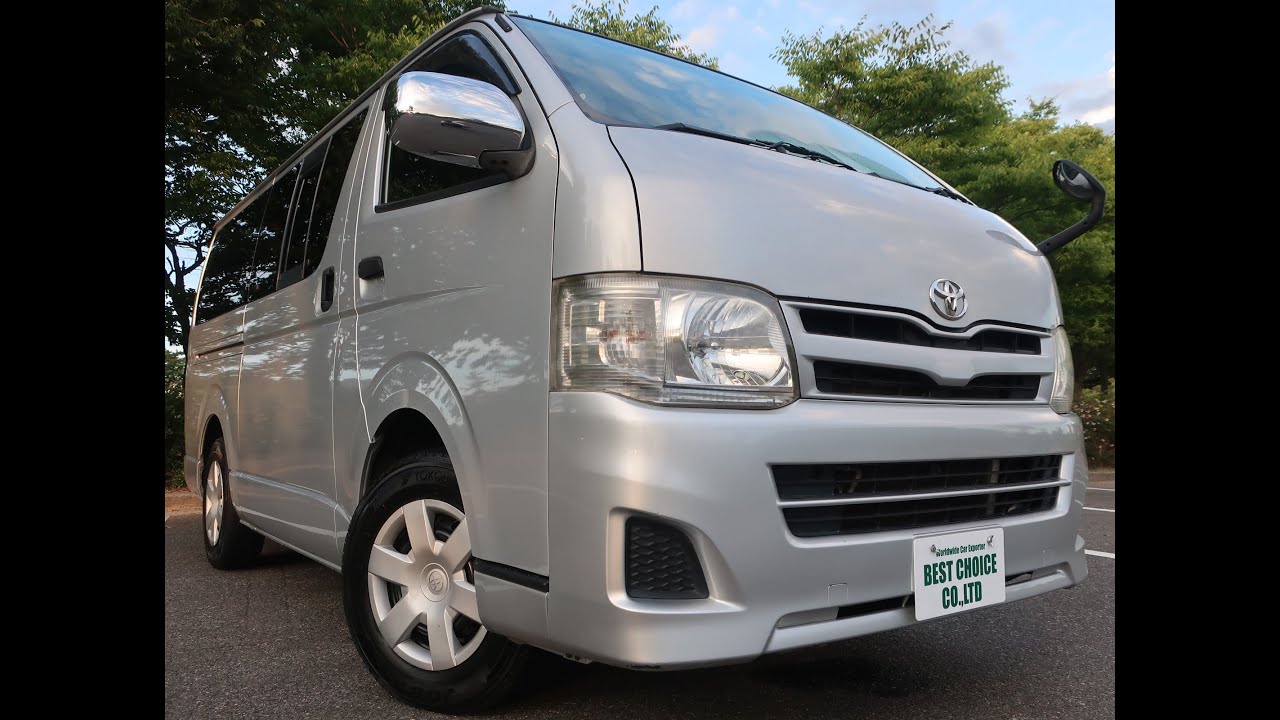 TOYOTA HIACE KDH201V　2011 YEAR  2WD  DIESEL トヨタ　ハイエース　DX GL PACKAGE 平成23年式
