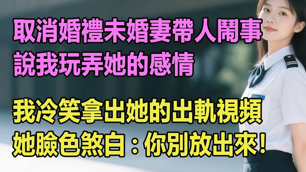 取消婚禮後未婚妻帶人鬧事，說我玩弄她的感情，我冷笑拿出她的出軌視頻，她臉色煞白:你別放出來！