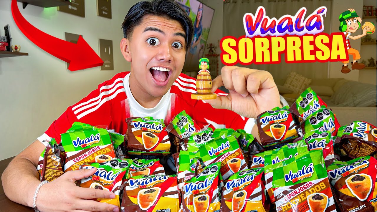 ABRIENDO 100 VUALAS CON JUGUETES 😱🤖🍫