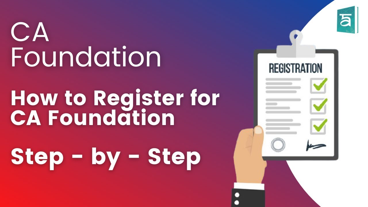 How to Register for CA Foundation ICAI ?