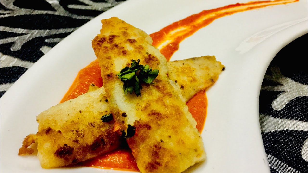 ( MonkFish Romesco ) Rape Con Romesco | FISH WITH ROASTED BELLPEPPER SAUCE | Romesco de