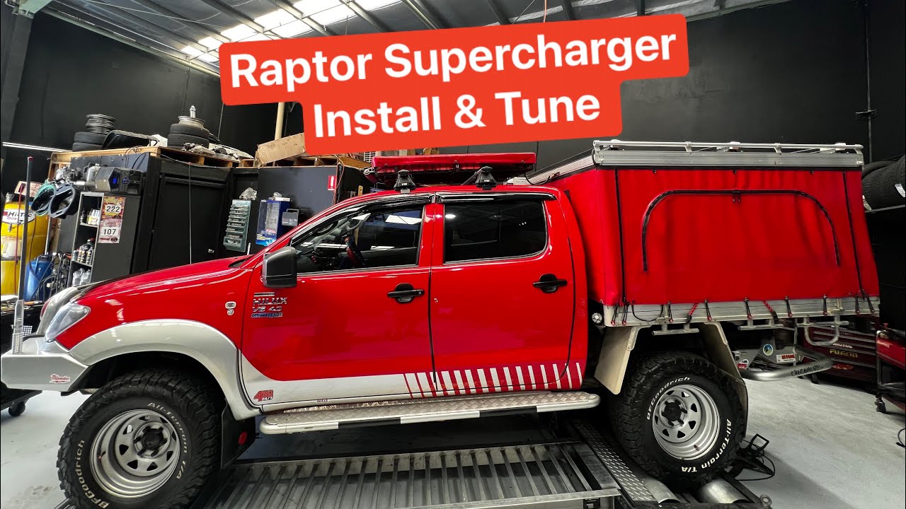 N70 Hilux Raptor Supercharger install