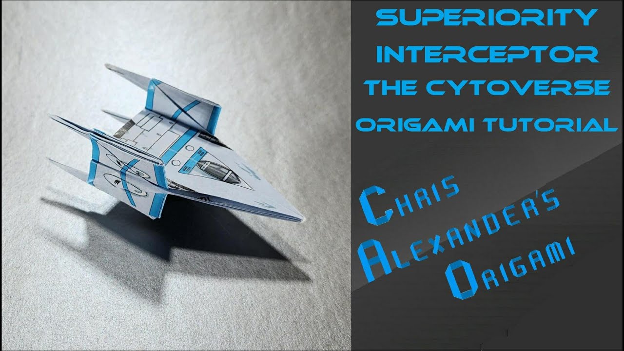 Chris Alexander's Origami: Superiority Interceptor from the Cytoverse novels by Brandon Sanderson
