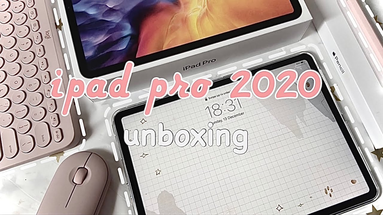 Aesthetic Unboxing 🍎 Ipad Pro 11” 2020 + apple pencil 2nd gen + accesories haul (Malaysia)