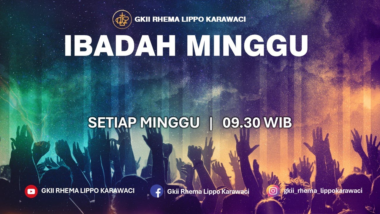 IBADAH RAYA | MINGGU, 11 JANUARI 2026 | PEMBICARA : PDT. MESAKH JASMIN, M.Th.
