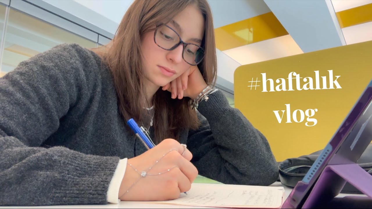 HAFTALIK VLOG | özü pilotaj | bol sohbetli+dersli | #univlog 