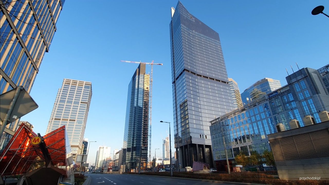 Warszawa Wieżowce Skyscrapers Warsaw Unit, Generation Park, The Warsaw Hub, Skyliner & Warsaw Spire