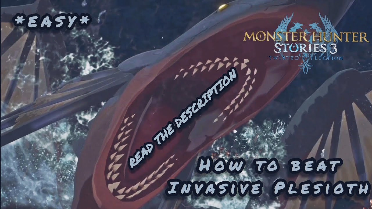 Monster Hunter Stories 3 Twisted Reflection: How to Repel Invasive Plesioth #mhs3