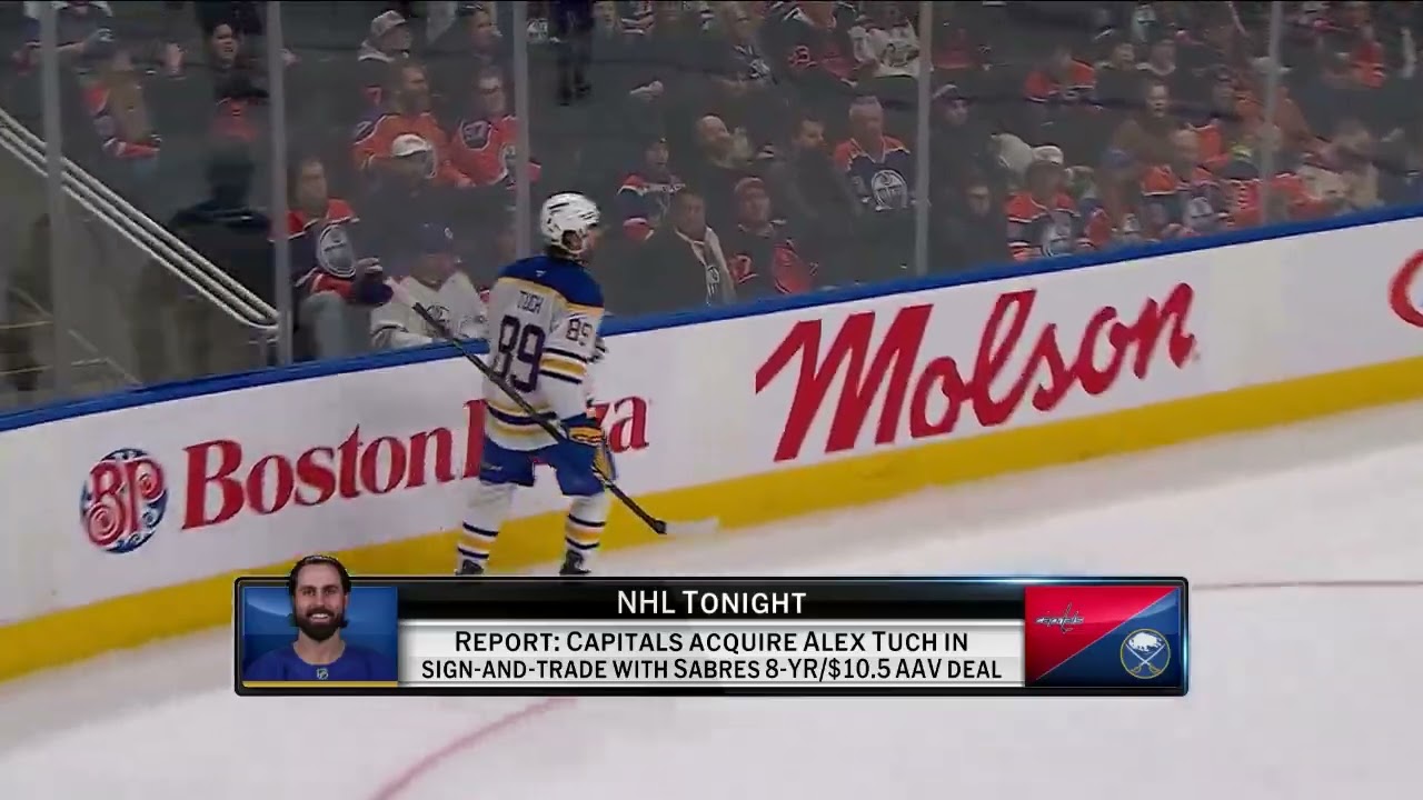 Washington Capitals reportedly acquire Alex Tuch from Buffalo Sabres in sign-and-trade
