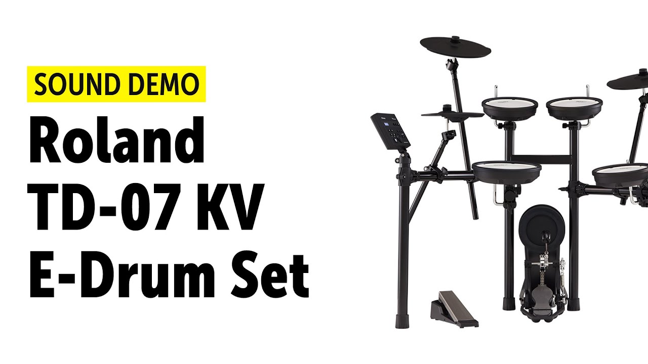 Roland | TD-07 KV | E-Drum Set | Sound Demo