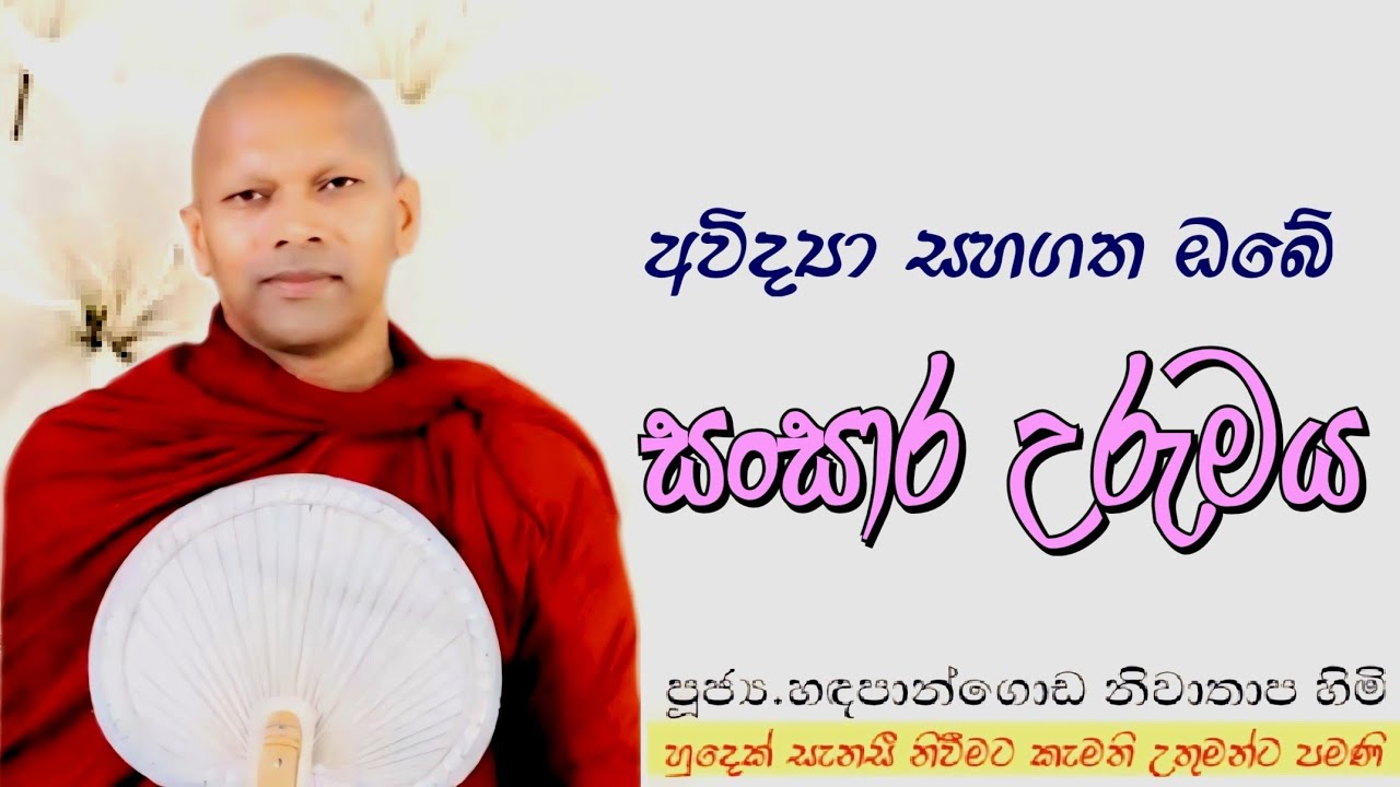 අවිද්‍යා සහගත ඔබේ සංසාර උරුමය #ven.Hadapangoda Niwathapa thero#jethavanarama viharaya #pahura