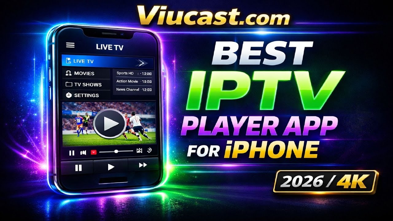Best IPTV Player App for iPhone 2026 | 4K Streaming, Stable IPTV