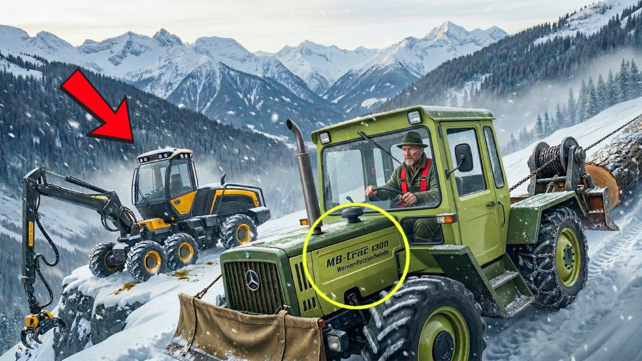 H&auml;ndler nannte ihn unsicher: Warum dieser 1978er MB-Trac im Blizzard stolz das Dorf massiv schockte!