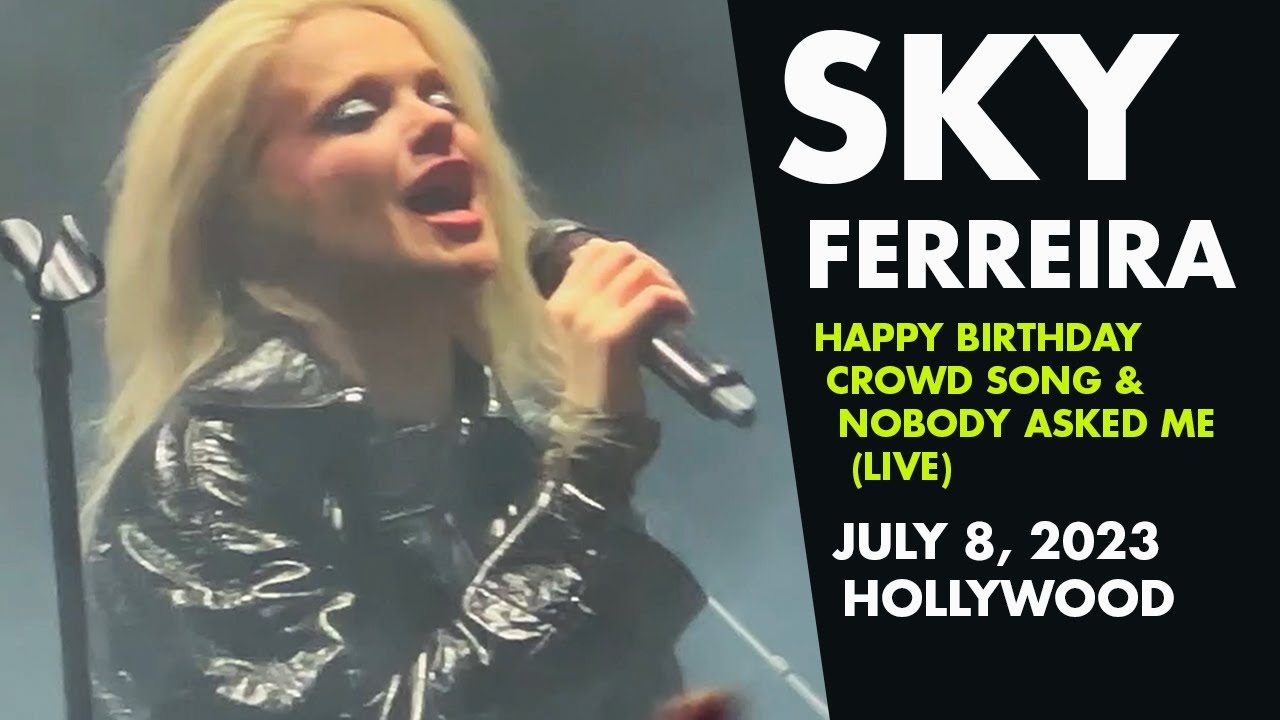 Crowd Sings Emotional Happy Birthday Song to Sky /  Nobody Asked Me (LIVE) in LA- Night 1 - 7/8/2023