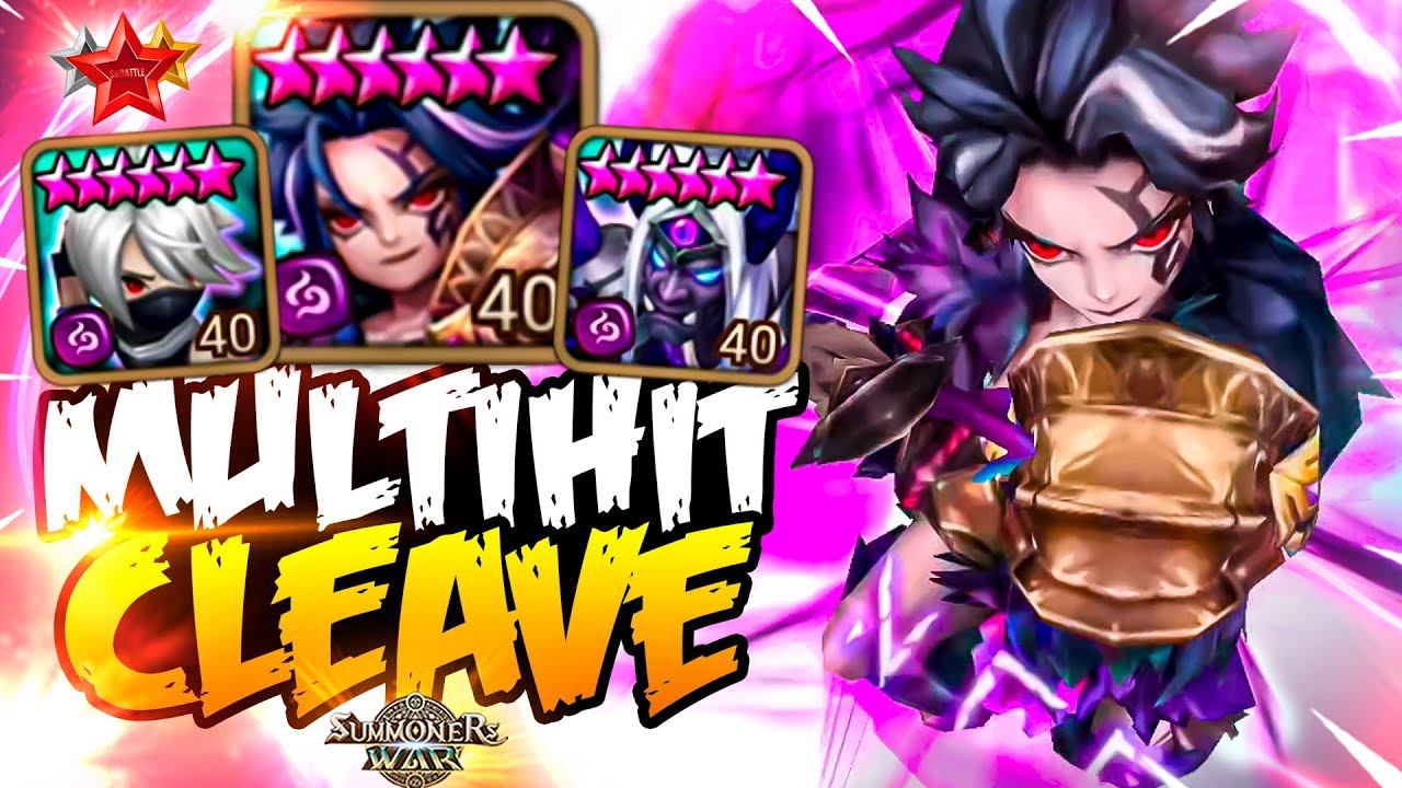 He Loves to Cleave with UNSTOPPABLE DARK COMBO - Summoners War
