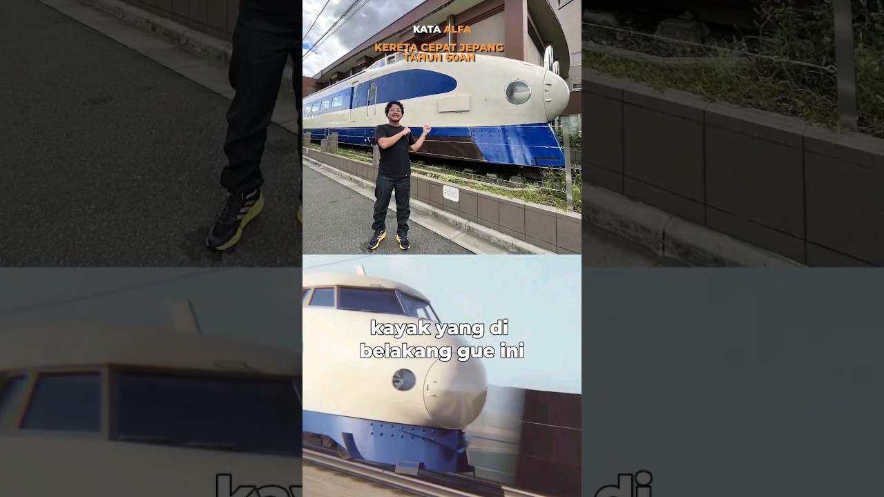 Kenapa kereta cepat jepang moncongnya lebay banget?