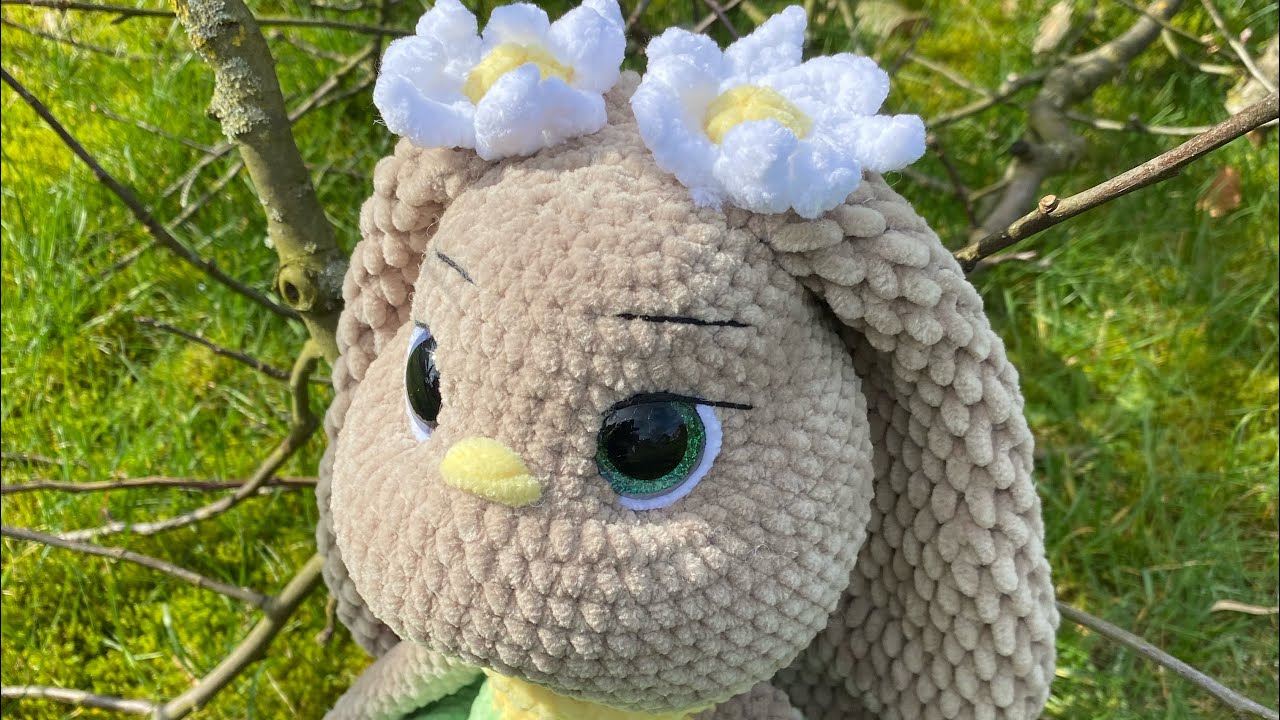 gehäkelter Hase Sunny Teil3