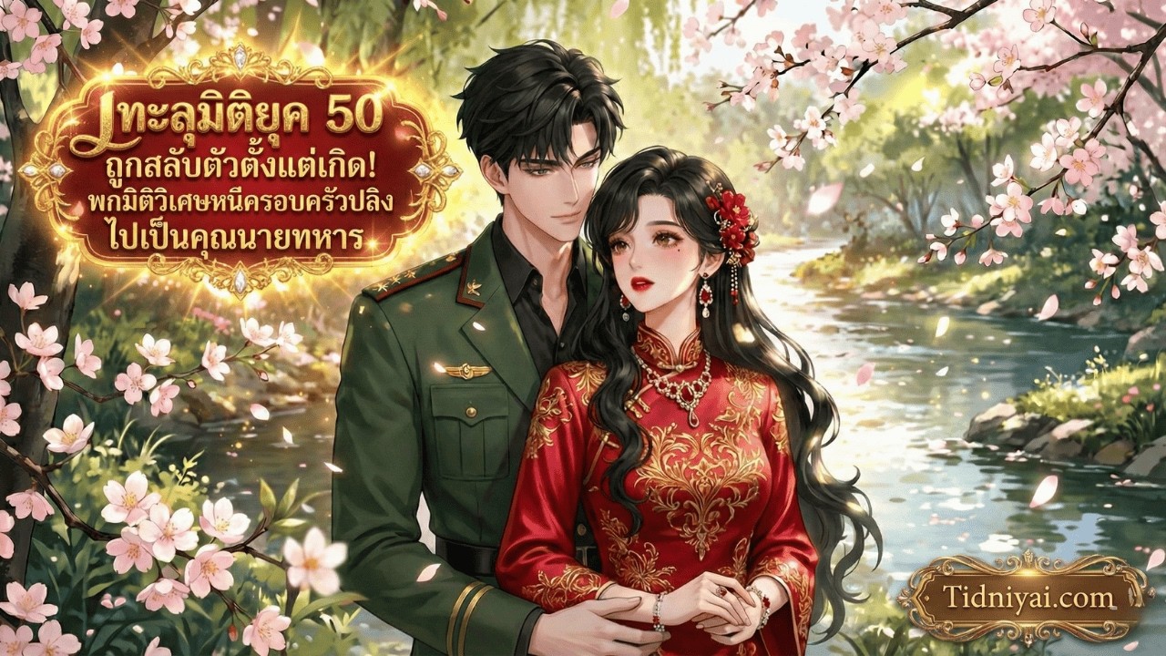 🏮ทะลุมิติยุค 50 ถูกสลับตัวตั้งแต่เกิด! พกมิติวิเศษหนีครอบครัวปลิง ไปเป็นคุณนายทหาร