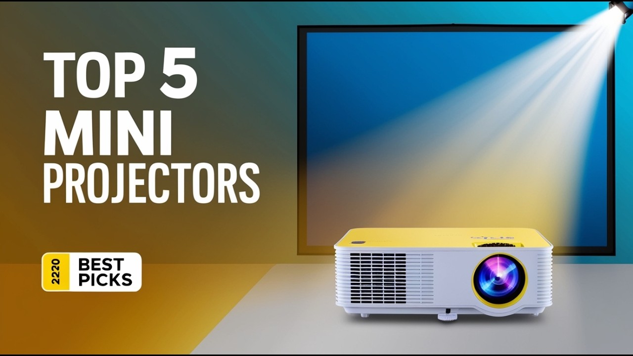 Top 5 Best Mini Portable Projectors 2026 | Big Screen Anywhere
