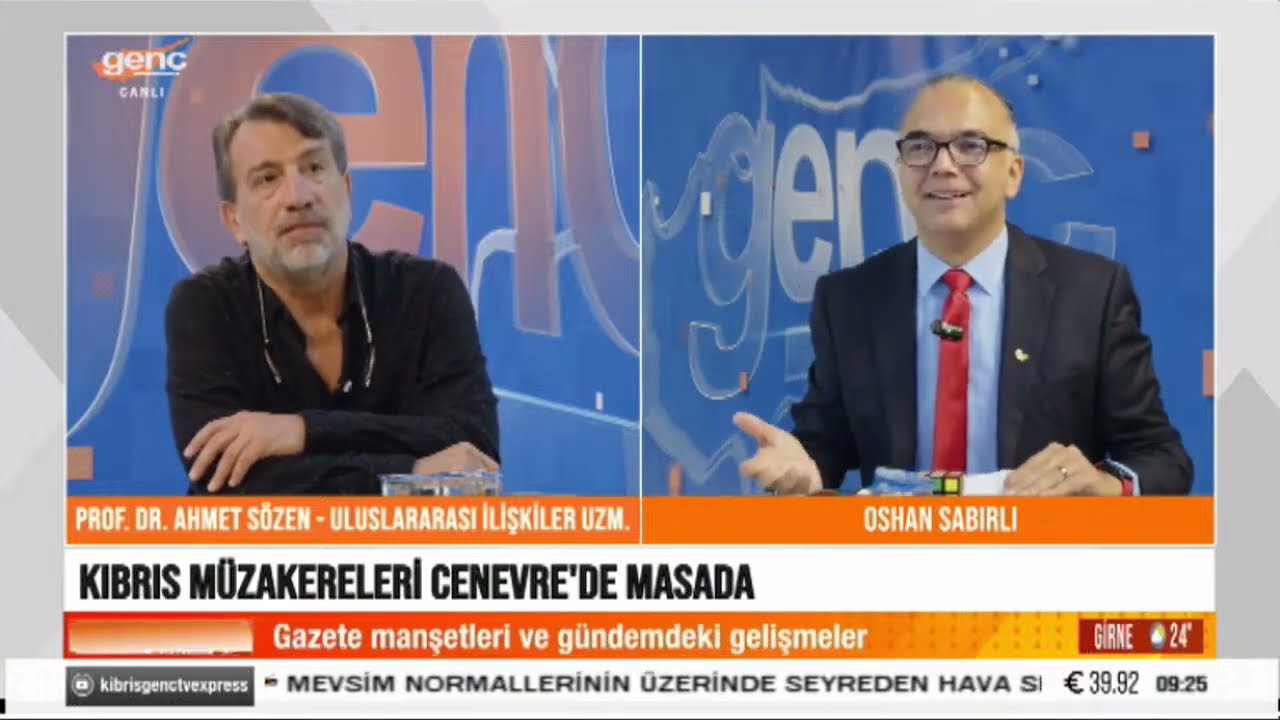 Ahmet Sözen Cenevre Zirvesini değerlendiriyor