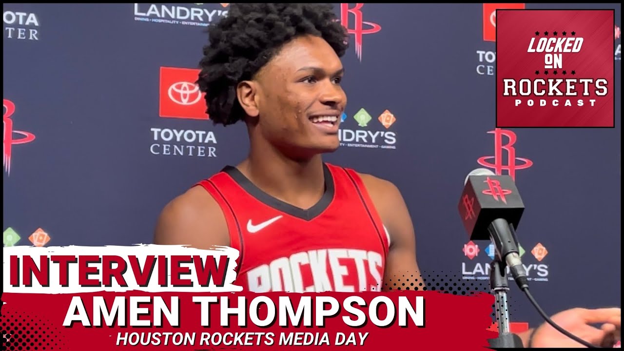 Amen Thompson | Houston Rockets Media Day | 2024-2025 NBA Season