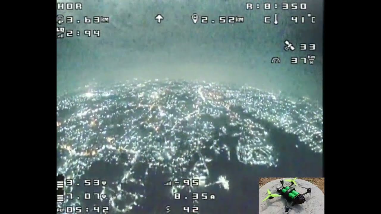 3KM Night Cruising mini quad || REKON35 ELRS