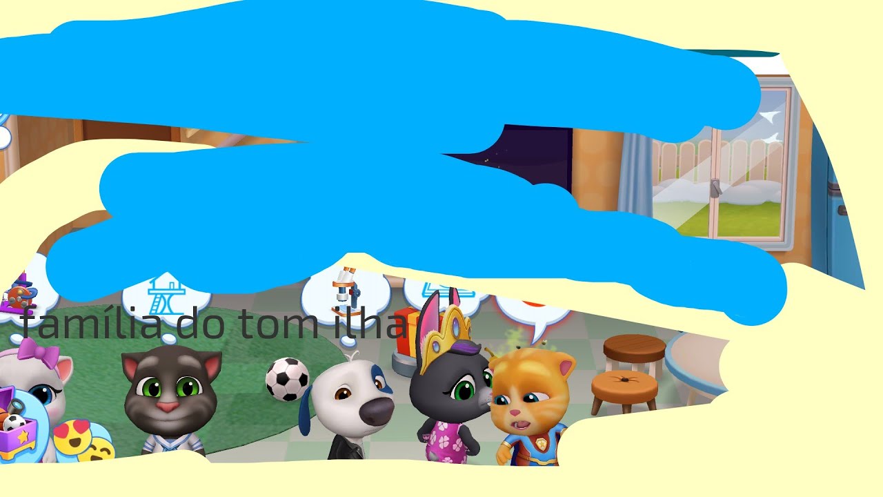 Família do tom foram para ilha por 1 dia