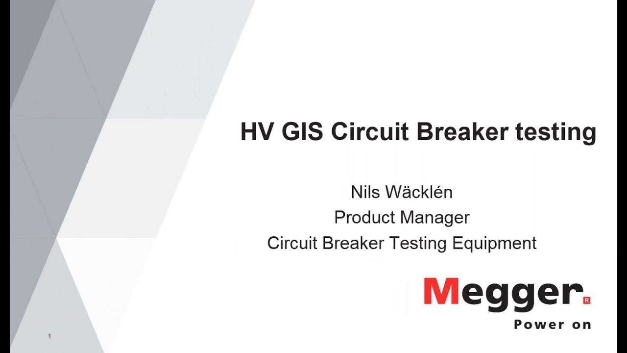 HV GIS Circuit Breaker testing