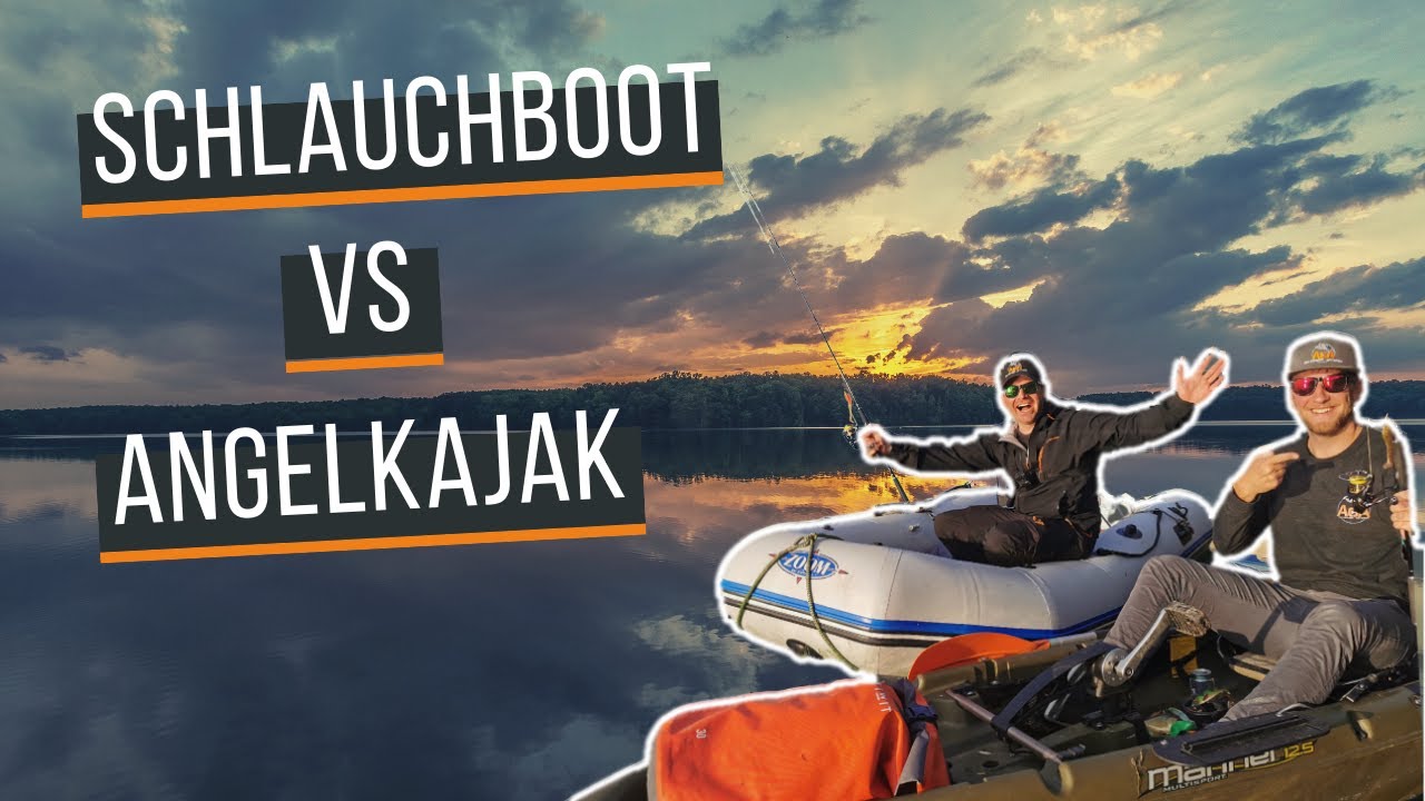 Kajak oder Schlauchboot angeln, was ist besser? Angelkajak vs. Schlauchboot