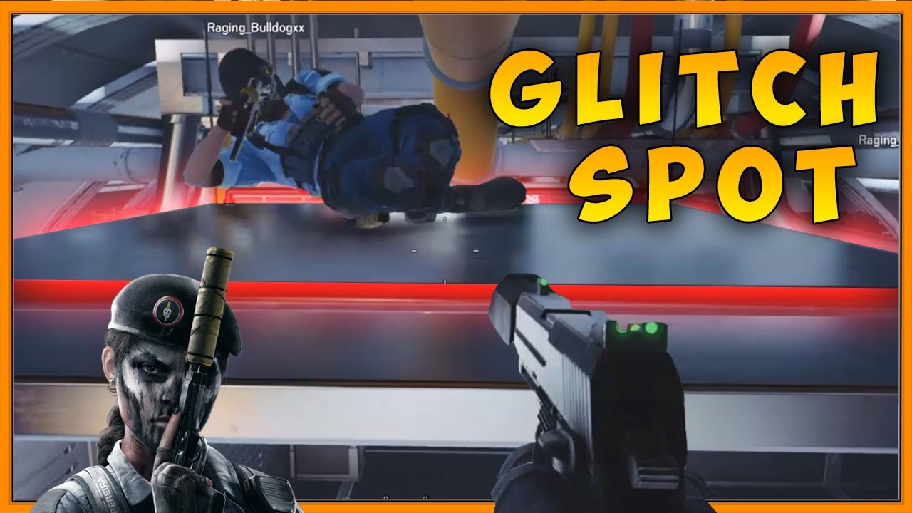 Insane Glitch/Hiding Spot - Rainbow Six Siege Funny Moments