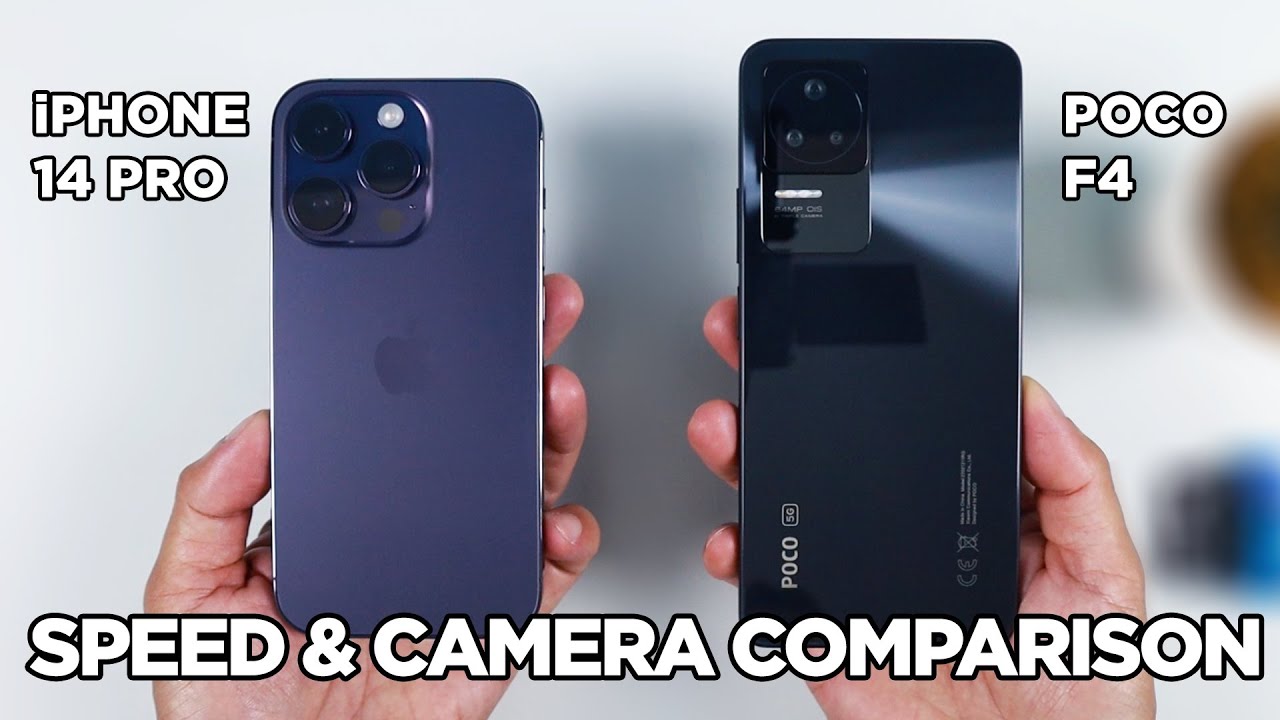 iPhone 14 Pro vs POCO F4 SPEED TEST & CAMERA Comparison | Zeibiz