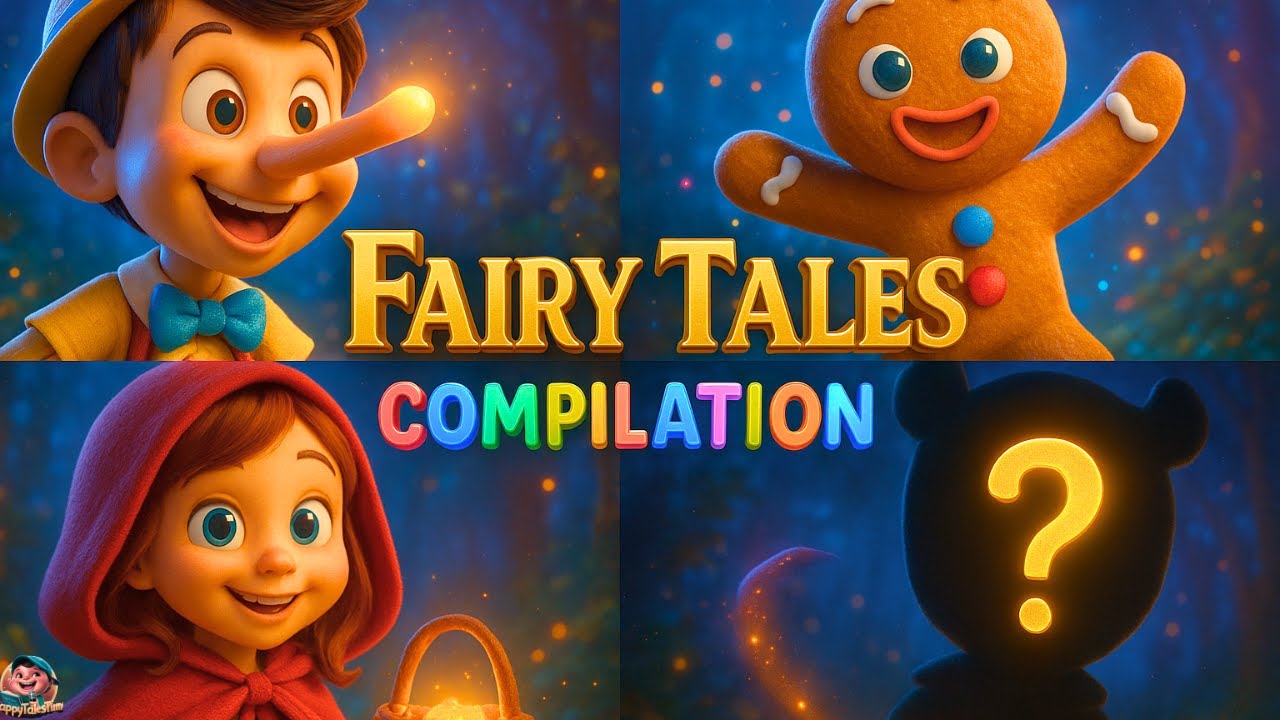Fairy Tale Songs Compilation | Gingerbread Man, Pinocchio, Red Riding Hood & More Kids Stories