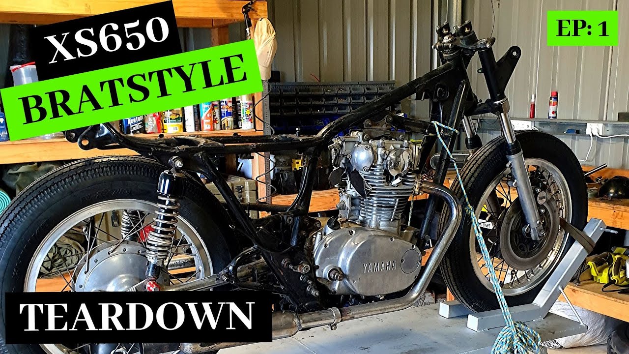 XS650 Brat Build Ep 1: Intro and Teardown