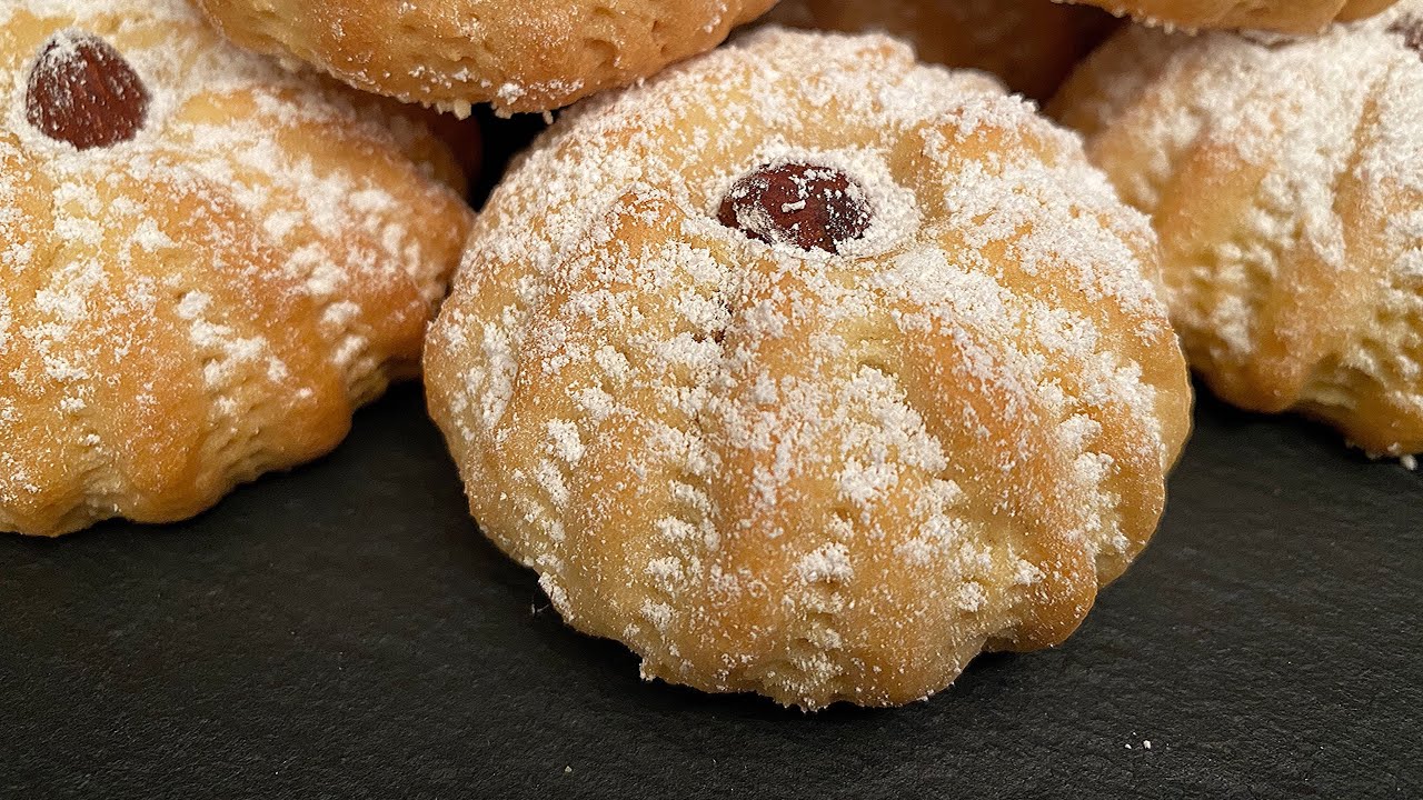 Schnelle Mandelkekse-Mandelkugel Sable Rezept einfach und lecker