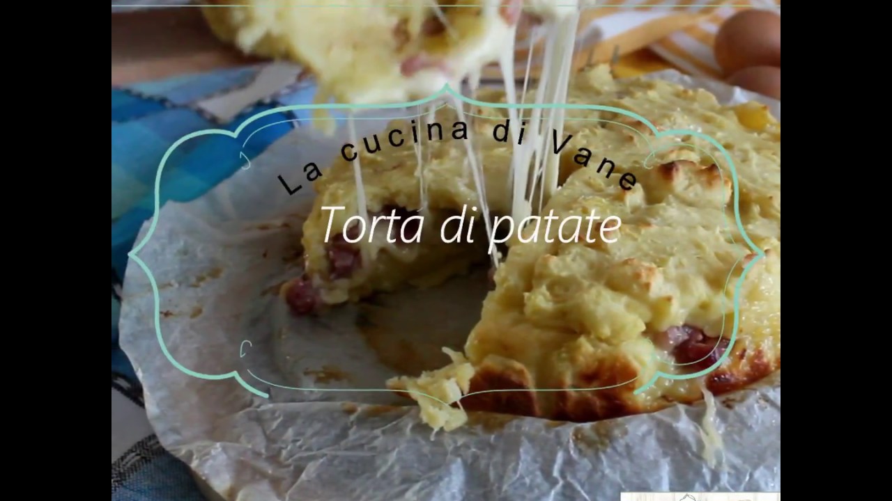 TORTA DI PATATE CON SCAMORZA E PANCETTA