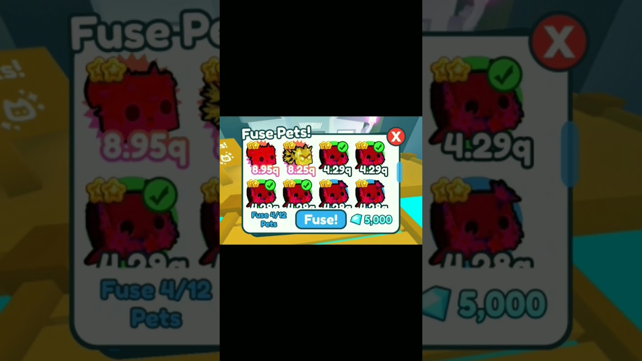 Best Fusing Method to get new epic pets #roblox#petsimx#fusing